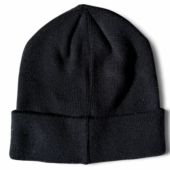 Free People Movement Embroidered Logo Iconic Buti Beanie in Black and White - Picture 2 of 3